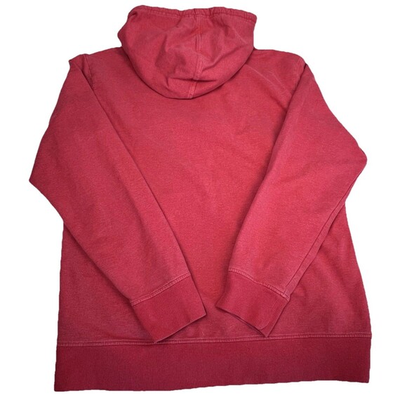 Patagonia Men’s M Uprisal Graphic Pullover Hoodie Sweatshirt Red Organic Cotton - Picture 6 of 16